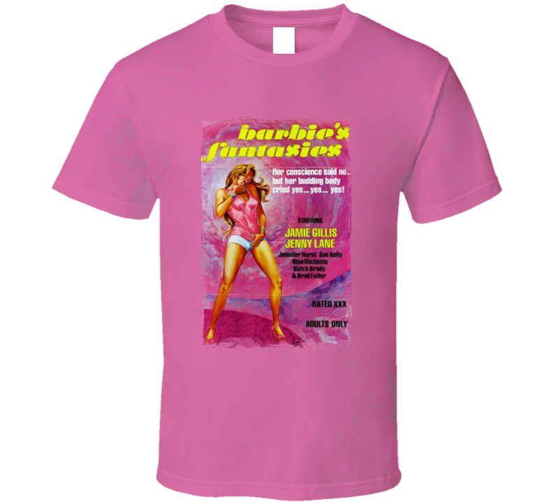 Barbie's Fantasies 70s Adult Sex Movie T Shirt