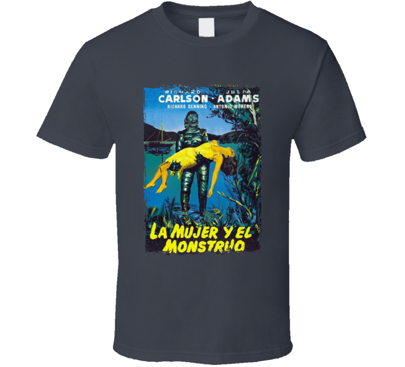 Creature From The Black Lagoon 50s Spanish Movie T Shirt