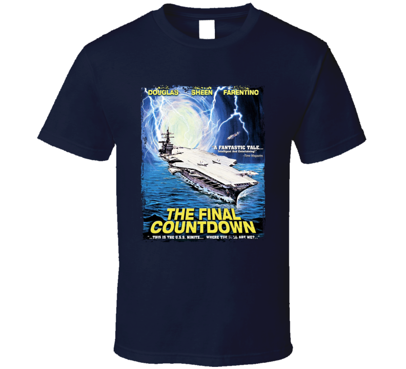 The Final Countdown 80s Sci Fi Movie T Shirt