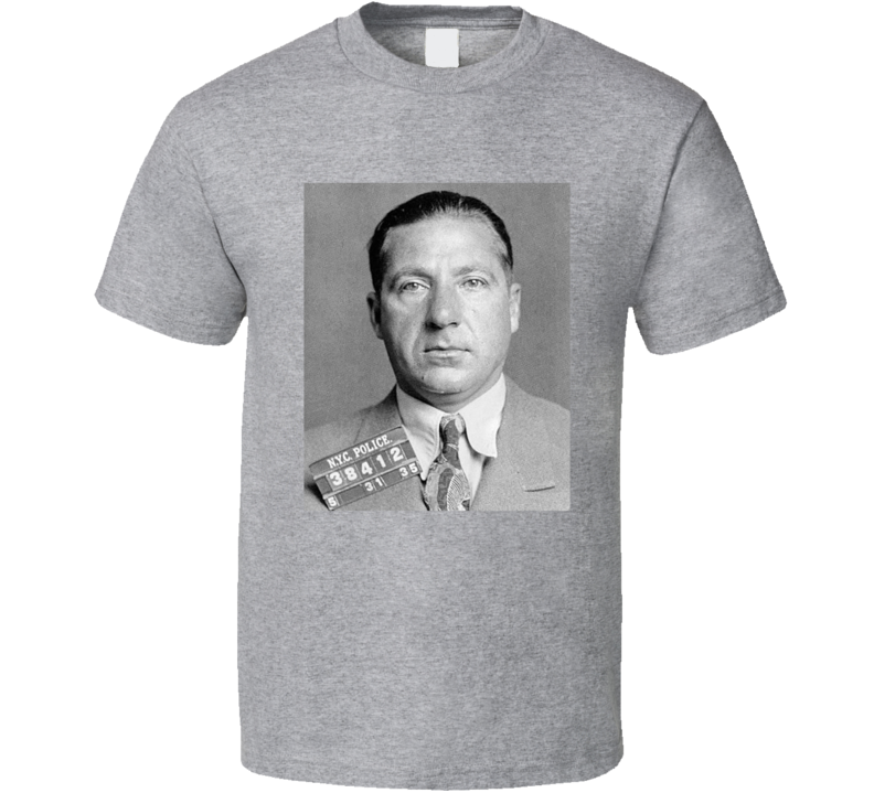 Frank Costello Crime Boss Mugshot Fan T Shirt