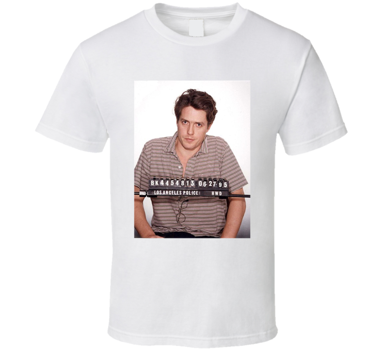 Hugh Grant Mugshot Fan T Shirt