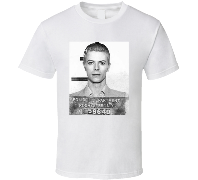 Ziggy David Mugshot Music Fan T Shirt