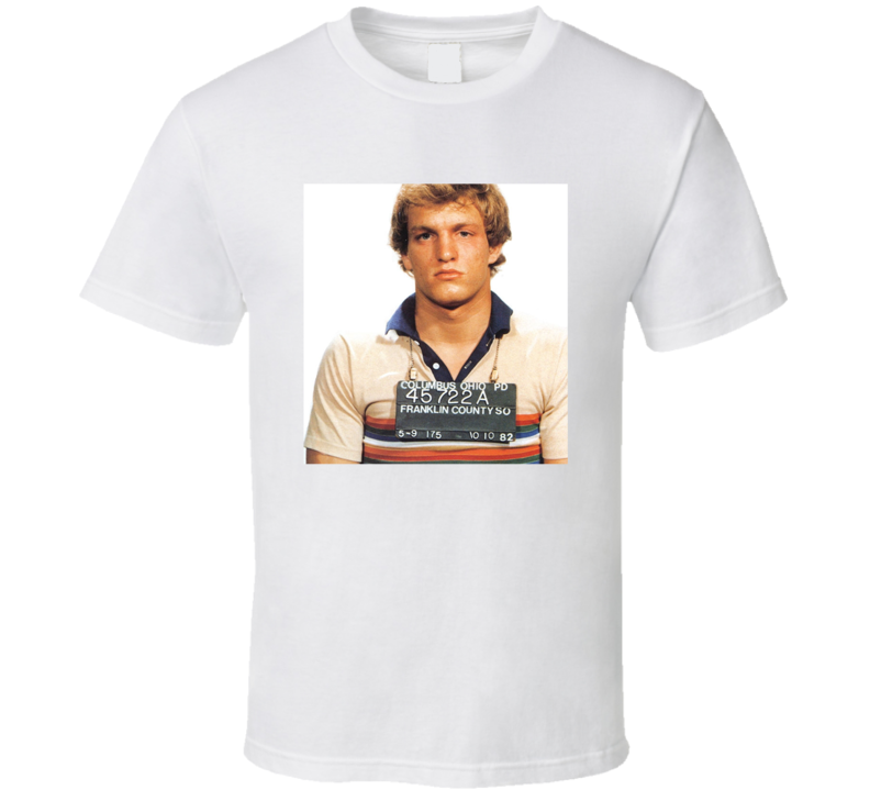 Woody Harrelson Mugshot Movie Tv Fan T Shirt