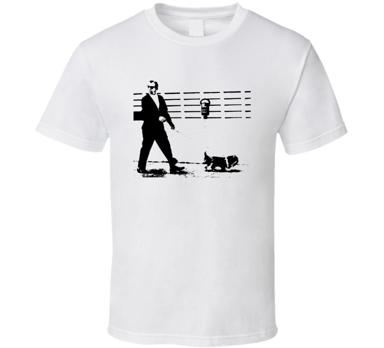 Meyer Lansky Walking His Dog Mafia Gangster T Shirt