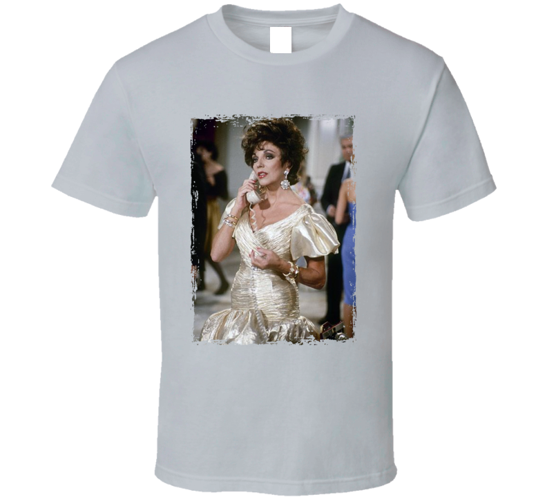 Joan Collins Dynasty 80s Drama Tv Series Fan T Shirt