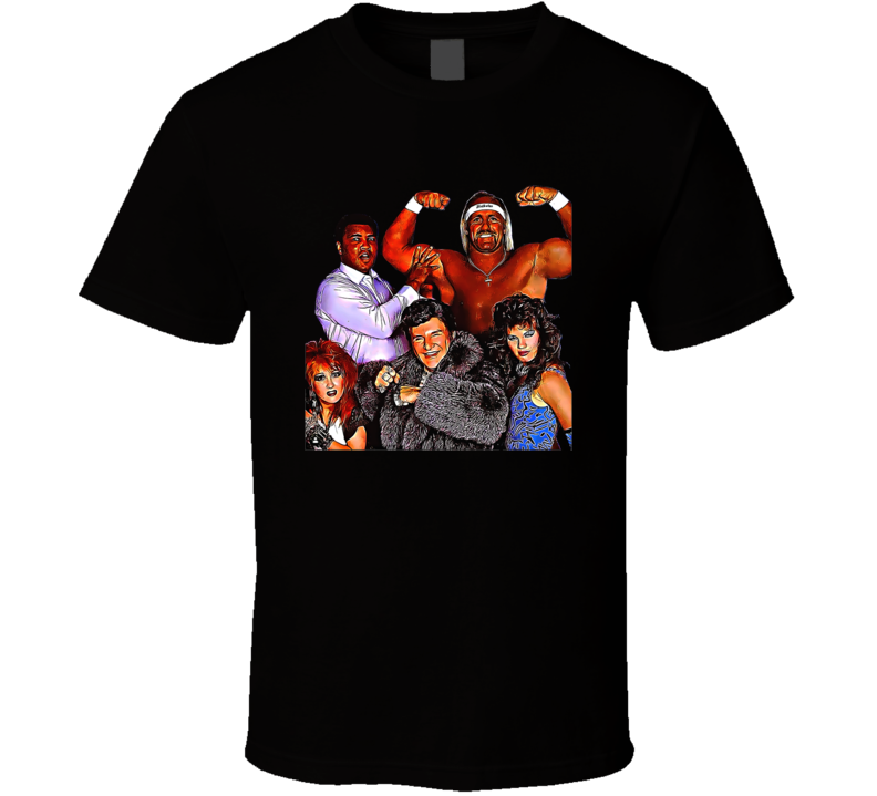Hulk Hogan 80s Wrestling Classic Vintage Allstars Legends Fan T Shirt
