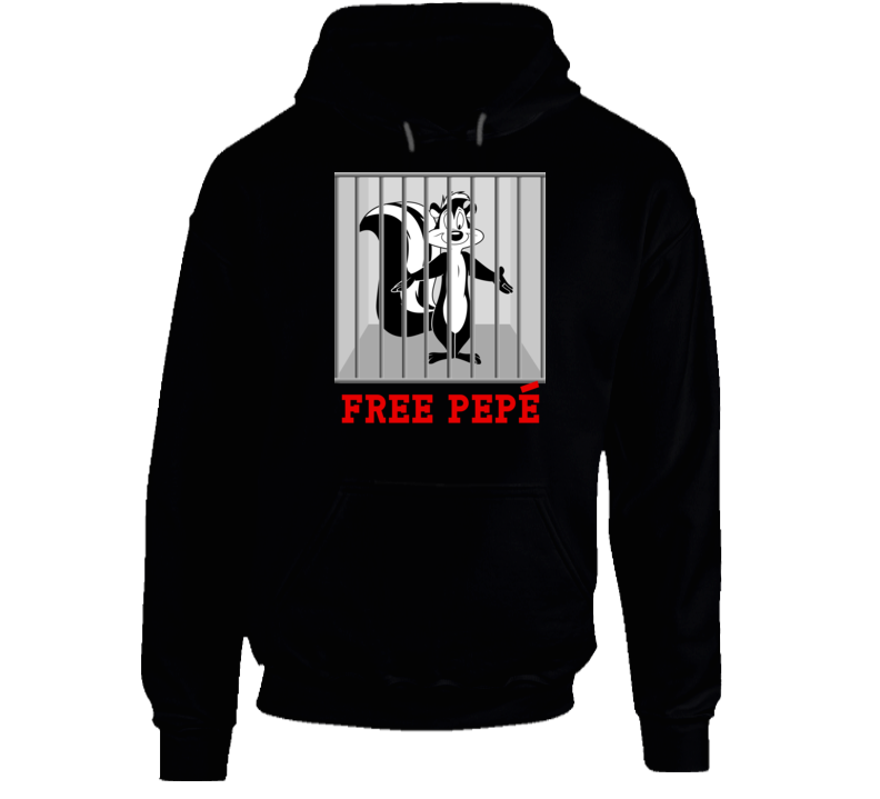 Free Pepe Le Pew Cartoon Cancel Parody Funny Hoodie