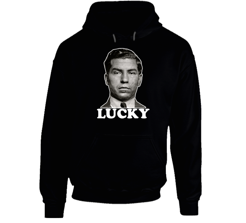 Lucky Luciano Italian Gangster New York Fan Hoodie