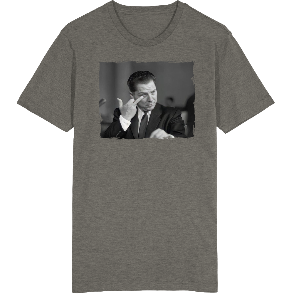 Jimmy Hoffa Flipping The Bird T Shirt