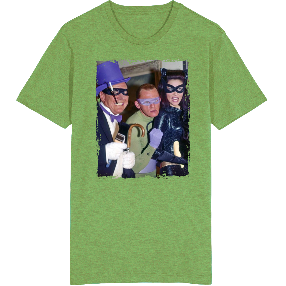 Penquin Catwoman Riddler Batman 60s T Shirt