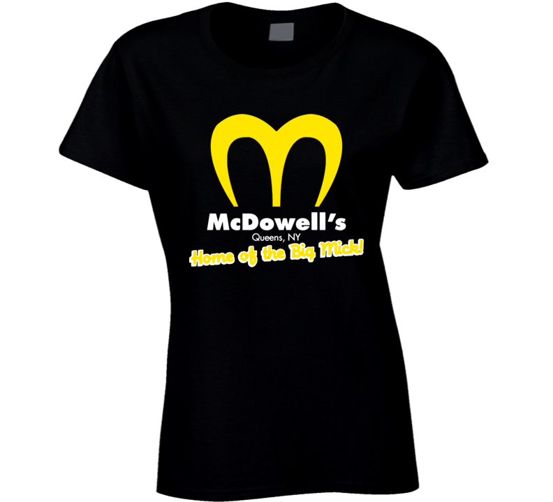 Mcdowells Parody Ladies T Shirt