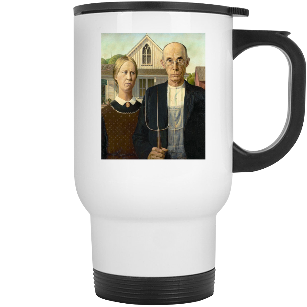 American Gothic Original Meme Mug