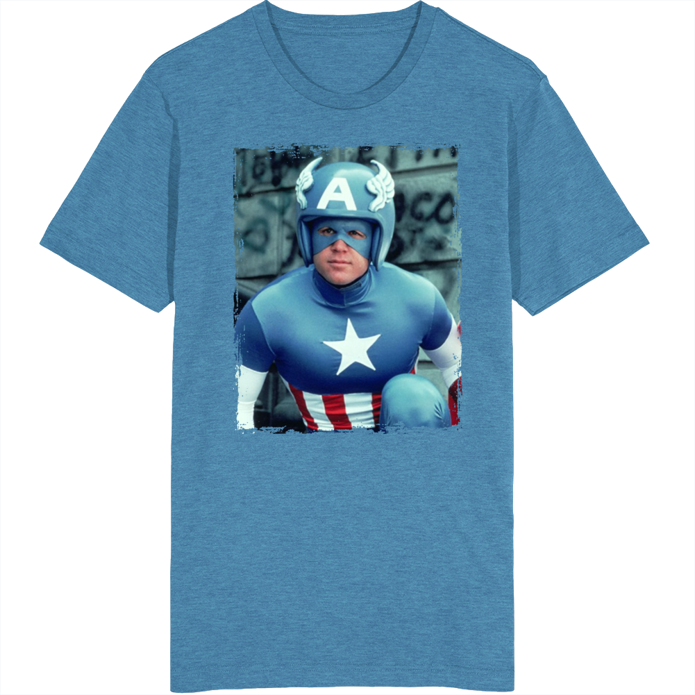 Captain America 80s Tv Movie Fan T Shirt