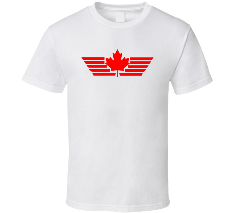 Top Gun Canadian Flag Mashup T Shirt