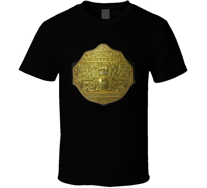 World Wrestling Heavyweight Champion Belt T Shirt World Wrestling Heavyweight Champion Belt T Shirt