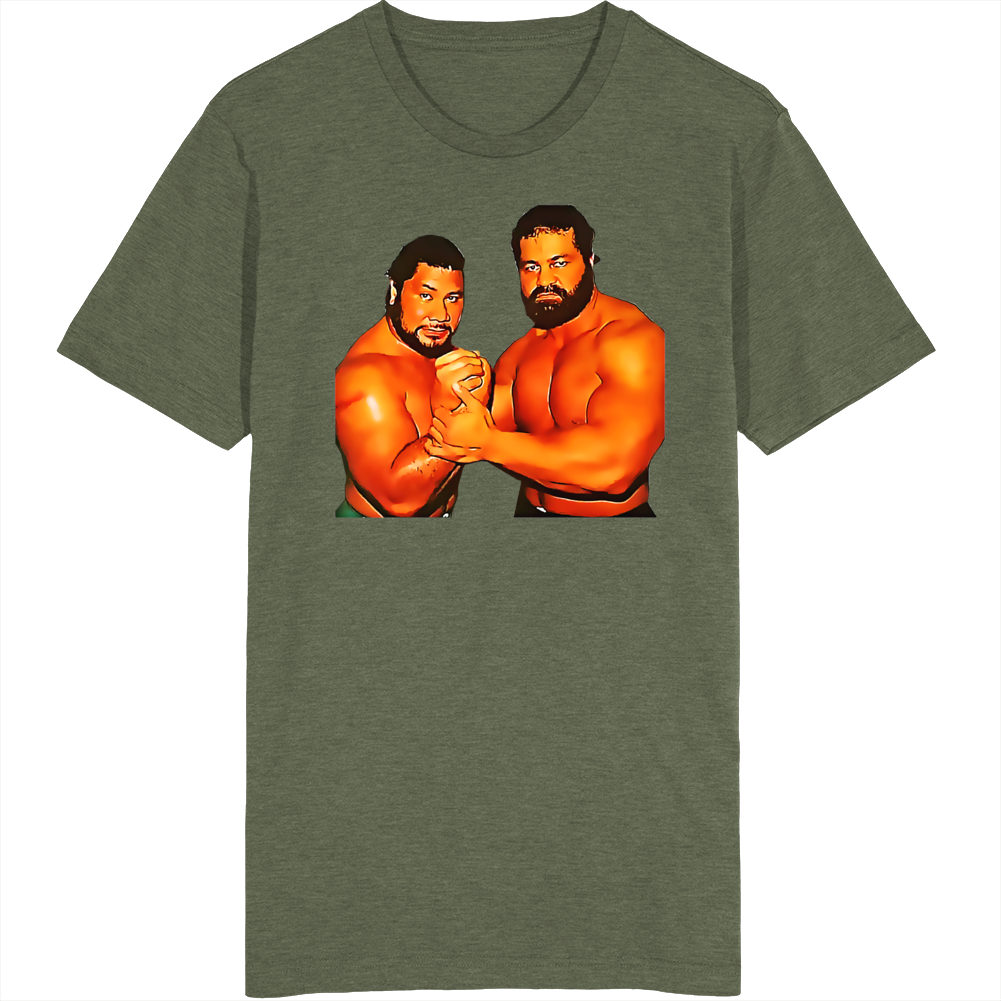 Haku Barbarian Wrestling Old School T Shirt Haku Barbarian Wrestling Old School T Shirt
