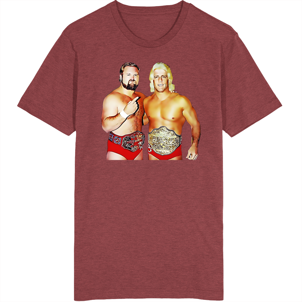 The Enforcer And Nature Boy Wrestling T Shirt The Enforcer And Nature Boy Wrestling T Shirt