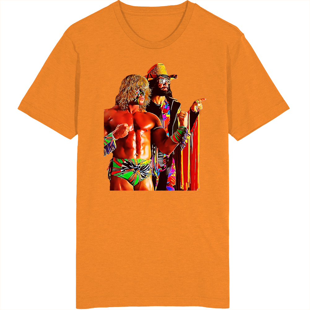Ultimate Warrior Macho Man Wrestling T Shirt Ultimate Warrior Macho Man Wrestling T Shirt