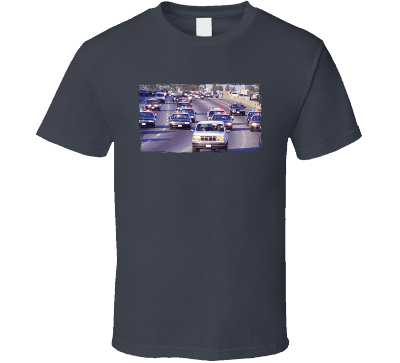 O.j. Simpson White Bronco Chase T Shirt