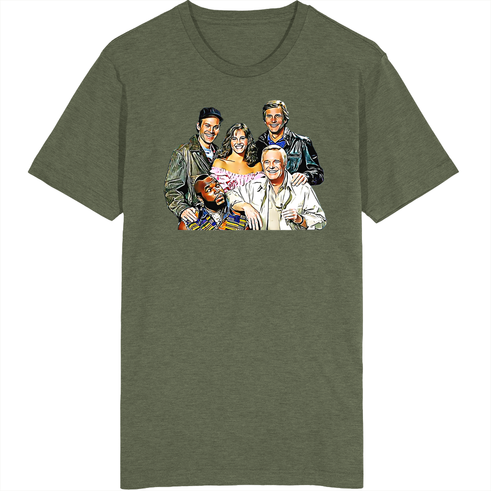 The A-team Cast 80s Tv T Shirt