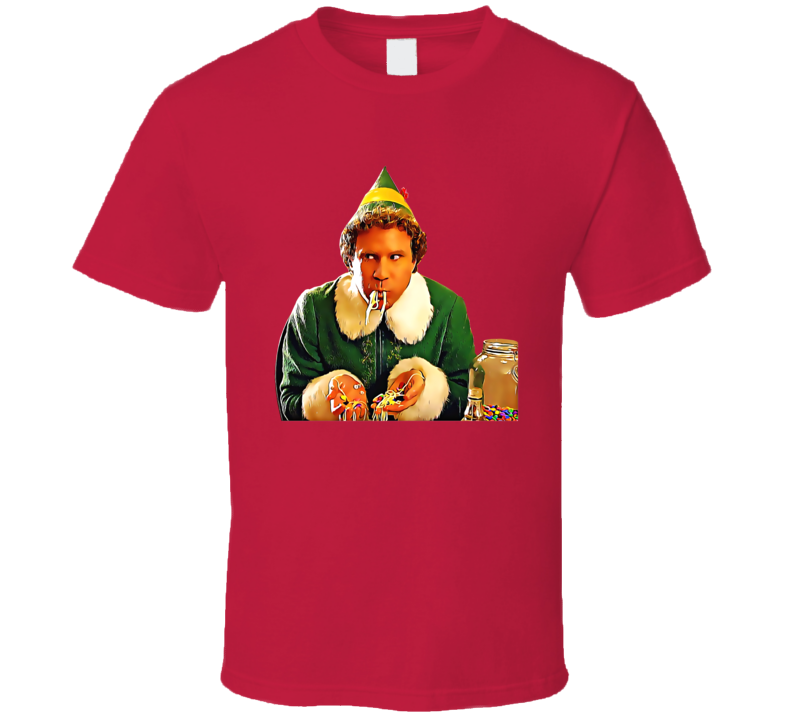 Elf Will Farrell Eating Spaghetti T Shirt