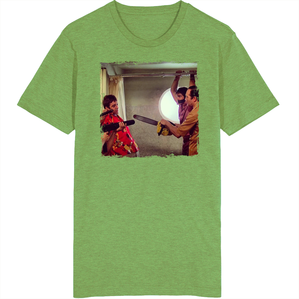 Scarface Chainsaw Scene T Shirt