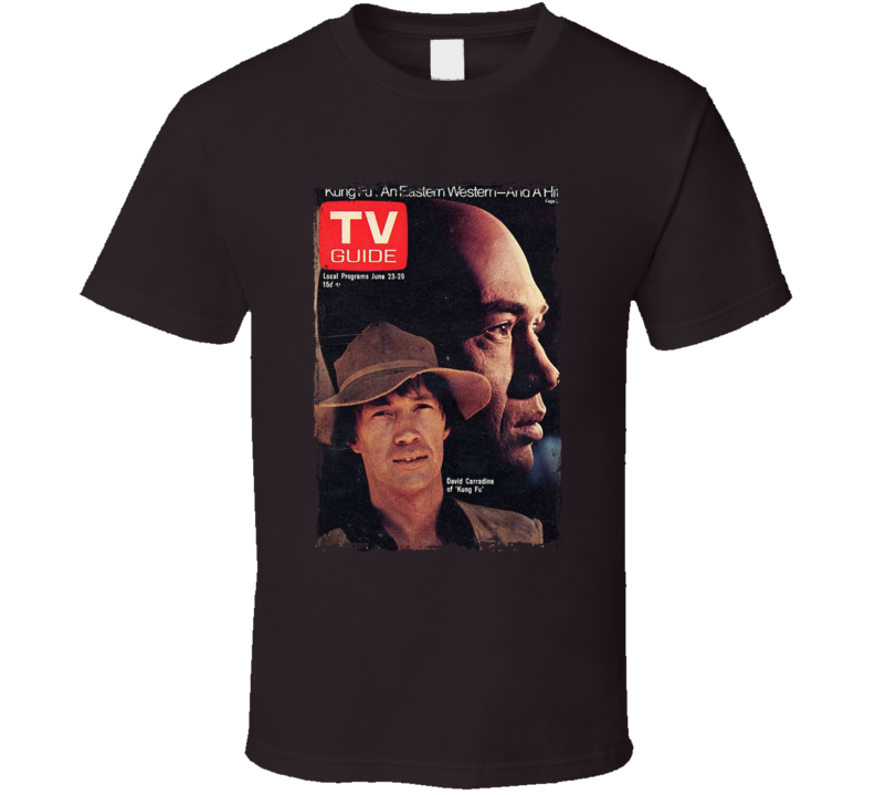 Kung Fu Tv Guide Cover T Shirt