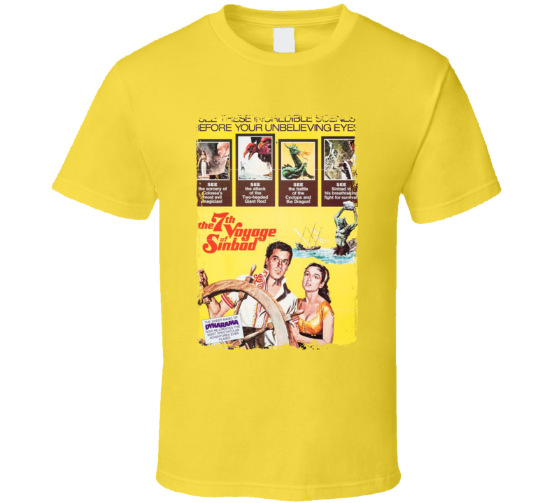 The 7th Voyage Of Sinbad Movie T Shirt