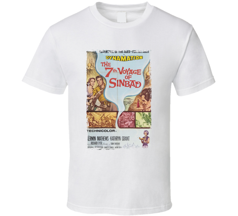 The 7th Voyage Of Sinbad 50s Movie T Shirt