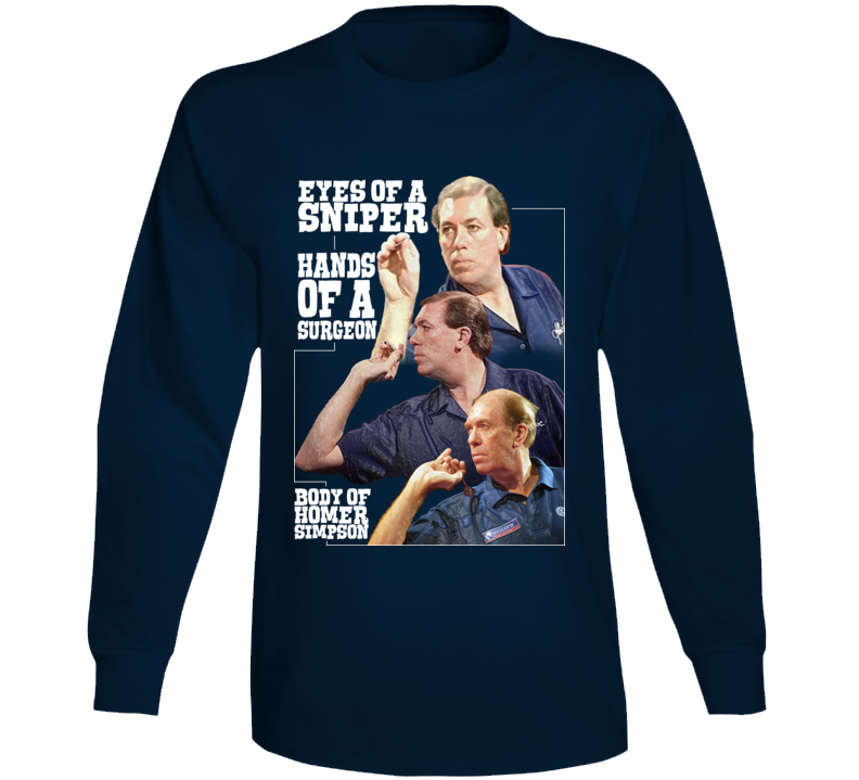 John Lowe Dart Champion 9 Dart Funny Long Sleeve T Shirt