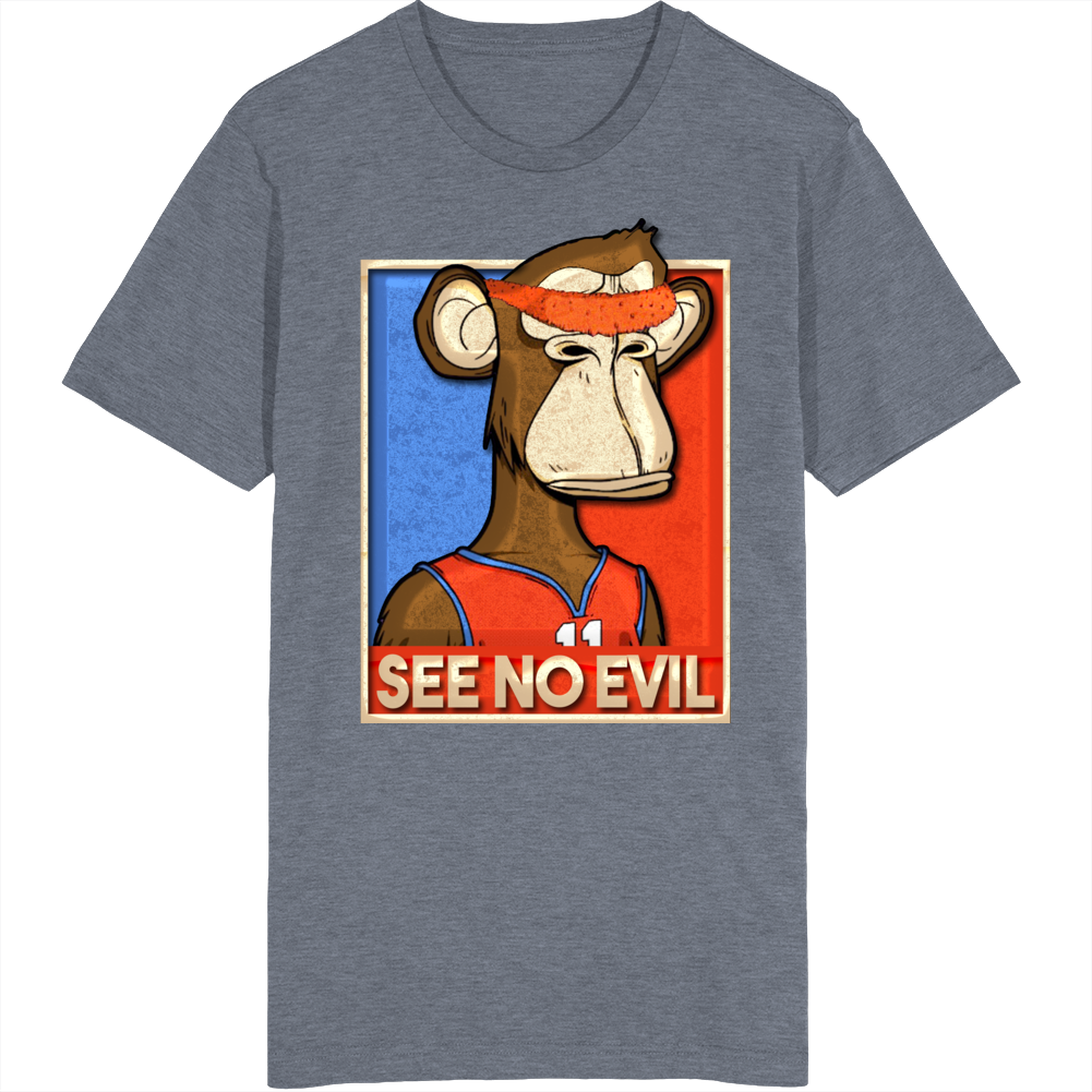 Boring Ape Baller #283  See No Evil Redux T Shirt