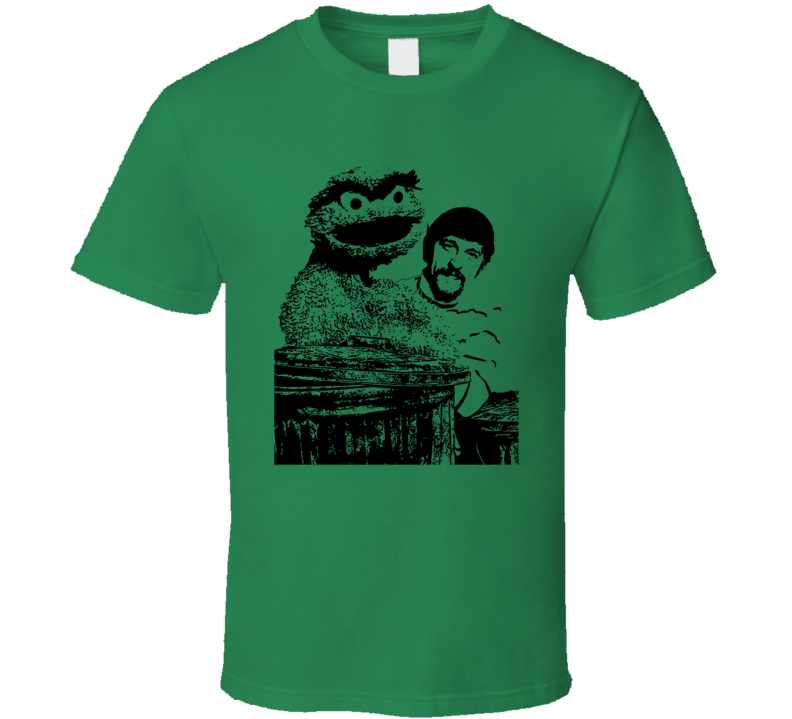 Oscar The Grouch Caroll Spinney Puppeteer Sesame Street T Shirt