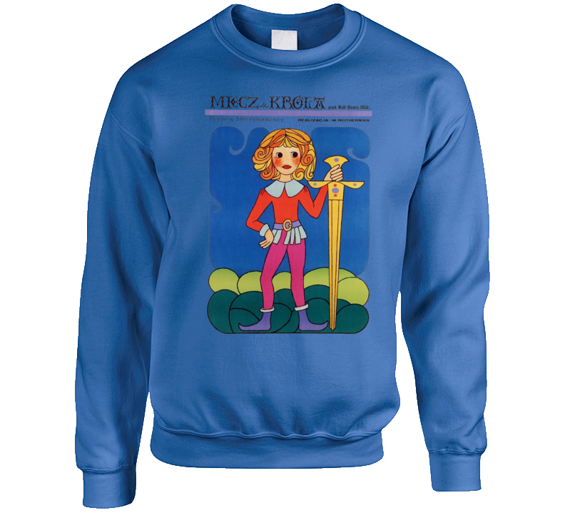 The Sword In The Stone Polish Crewneck Sweatshirt