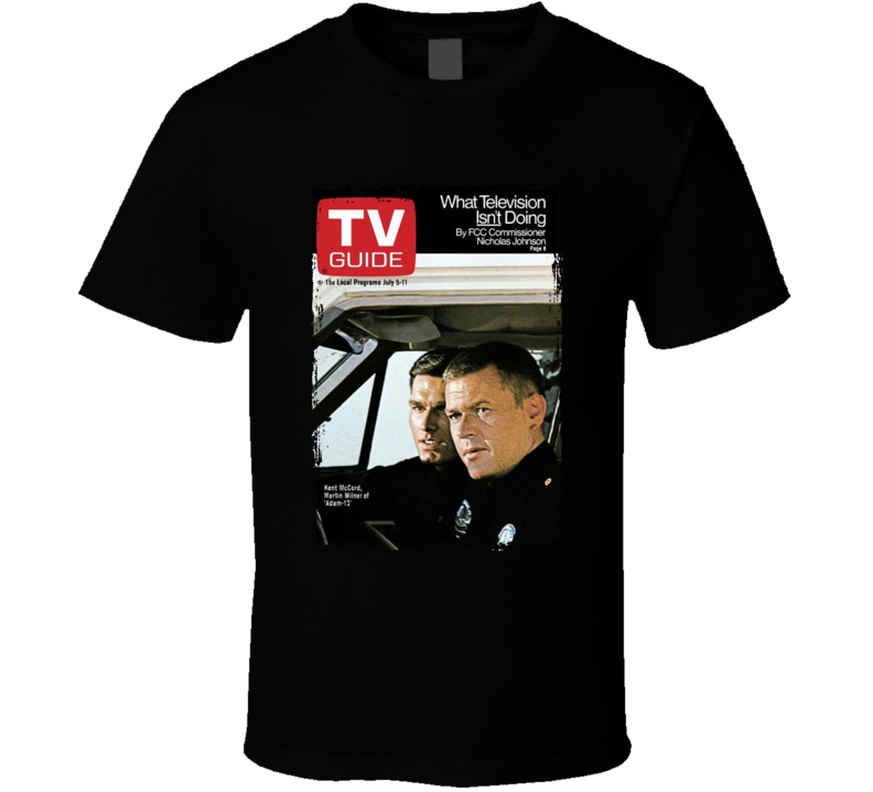 One Adam 12 Tv Magazine Cover T Shirt