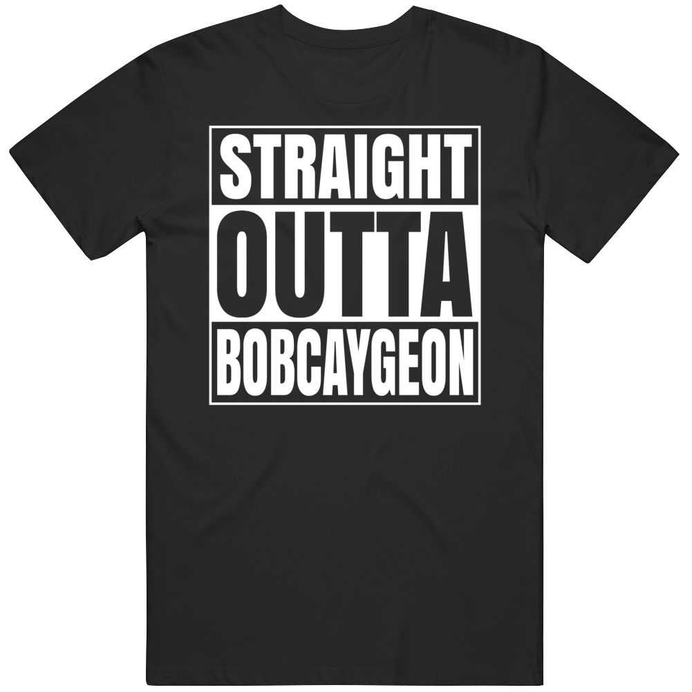 Straight Outta Bobcaygeon Canada Rock T Shirt