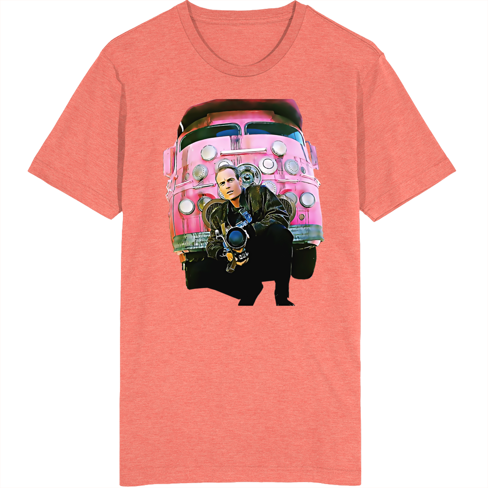 Max Headroom Big-time Blank Bus T Shirt