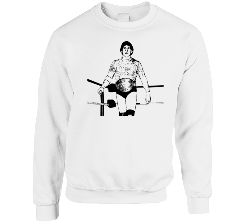 Tito Santana Wrestling Fan Crewneck Sweatshirt Tito Santana Wrestling Fan Crewneck Sweatshirt