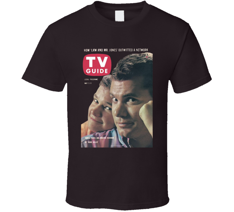 Dobie Gillis Dwayne Hickman Sheila James Tv Magazine T Shirt