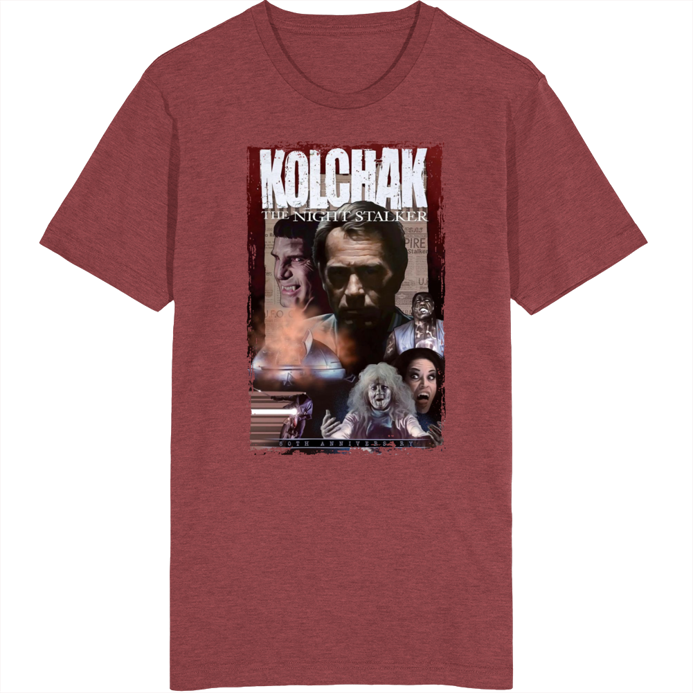 Kolchak The Night Stalker 50th Anniversary T Shirt