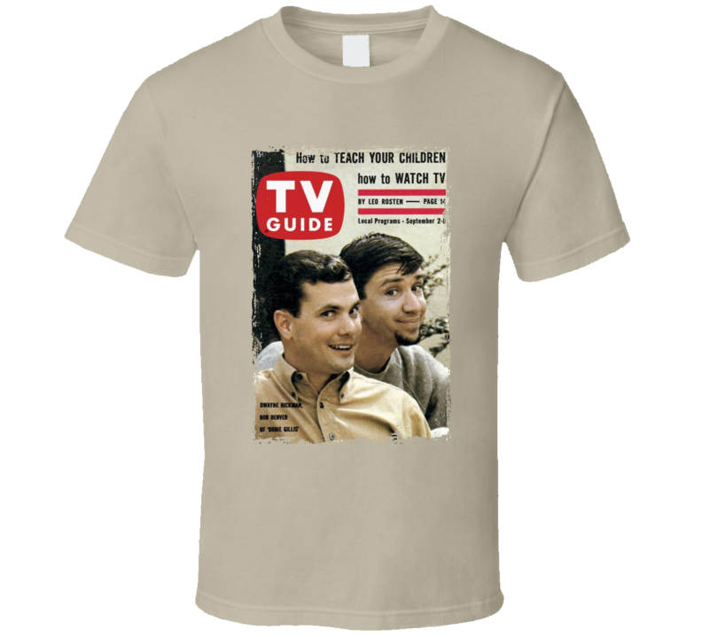 Dobie Gillis Dwayne Hickman Bob Denver Tv Magazine T Shirt