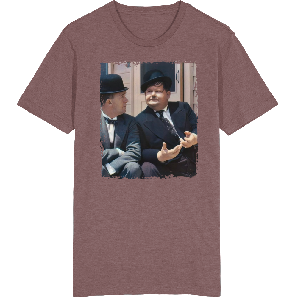 Laurel And Hardy Comedy Actors T Shirt