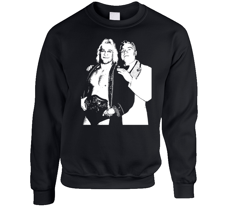 Jj Dillon Buddy Landel Wrestling Crewneck Sweatshirt Jj Dillon Buddy Landel Wrestling Crewneck Sweatshirt