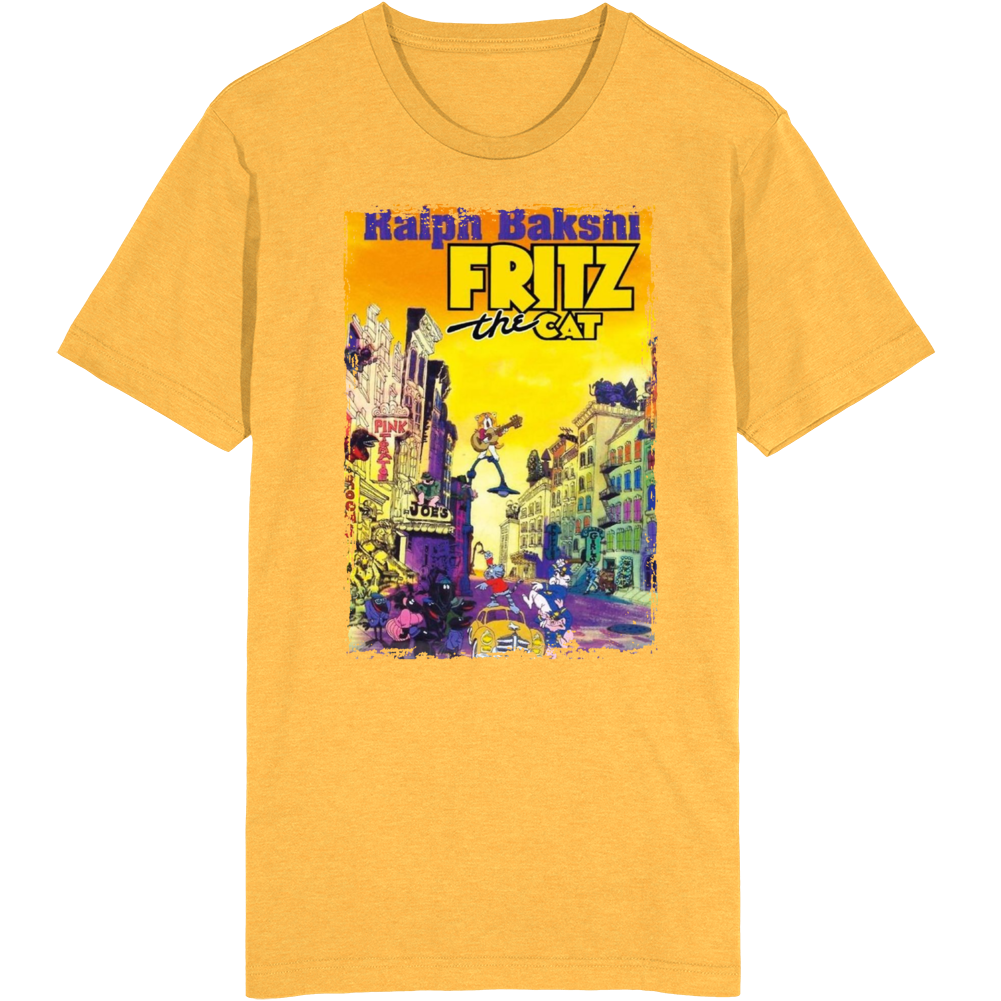 Fritz The Cat Adult Comic T Shirt