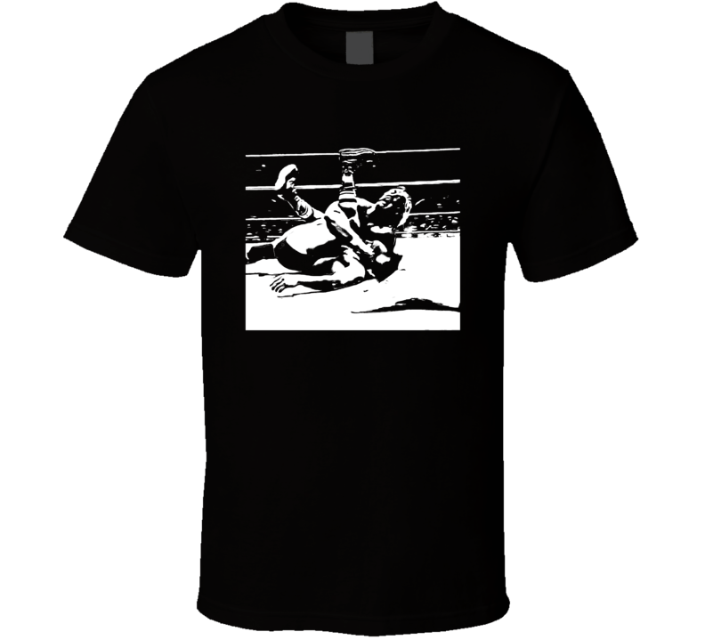 Hulk Hogan Takes Down The Iron Sheik Wrestling T Shirt Hulk Hogan Takes Down The Iron Sheik Wrestling T Shirt