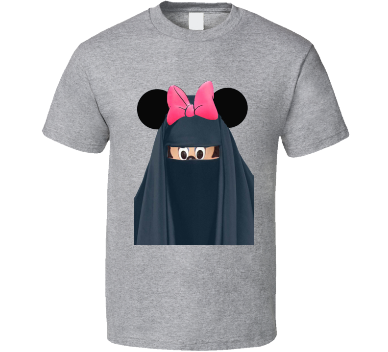 Minnie Mouse In A Hijab T Shirt