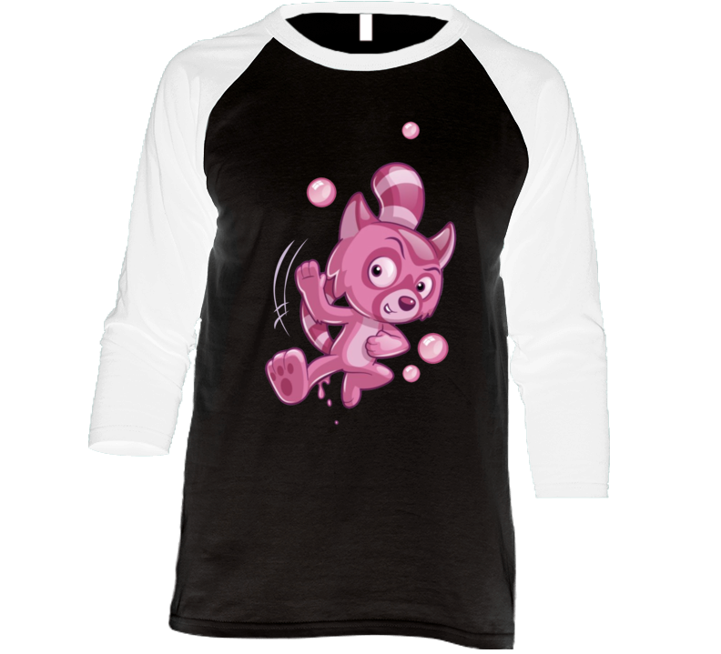 Beanie Boo Bubblegum Lemur Raglan T Shirt