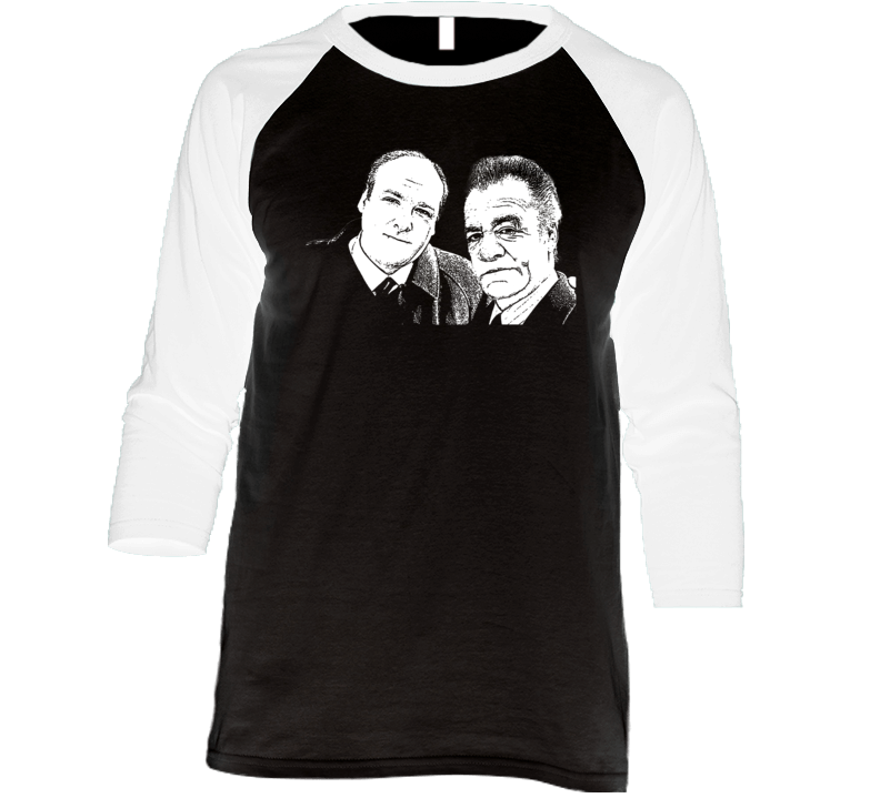 Sopranos Tony And Paulie Raglan T Shirt