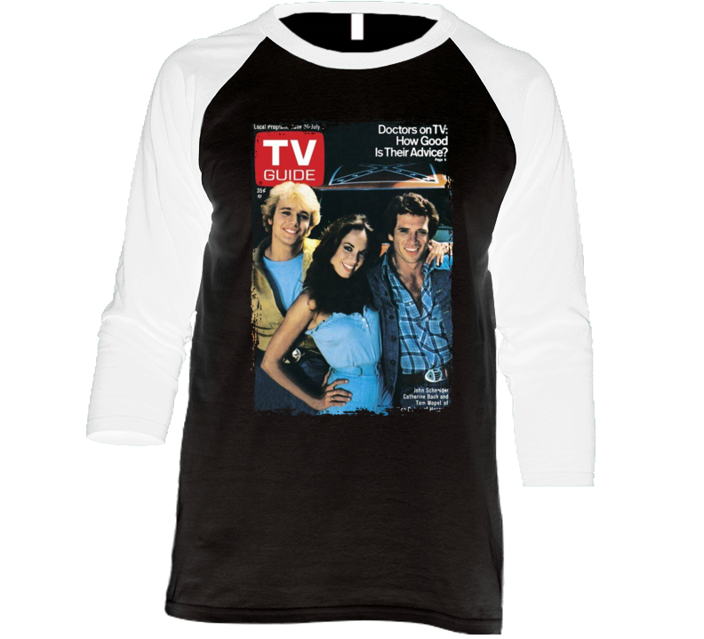 The Dukes Of Hazzard Cast Tv Series Raglan T Shirt
