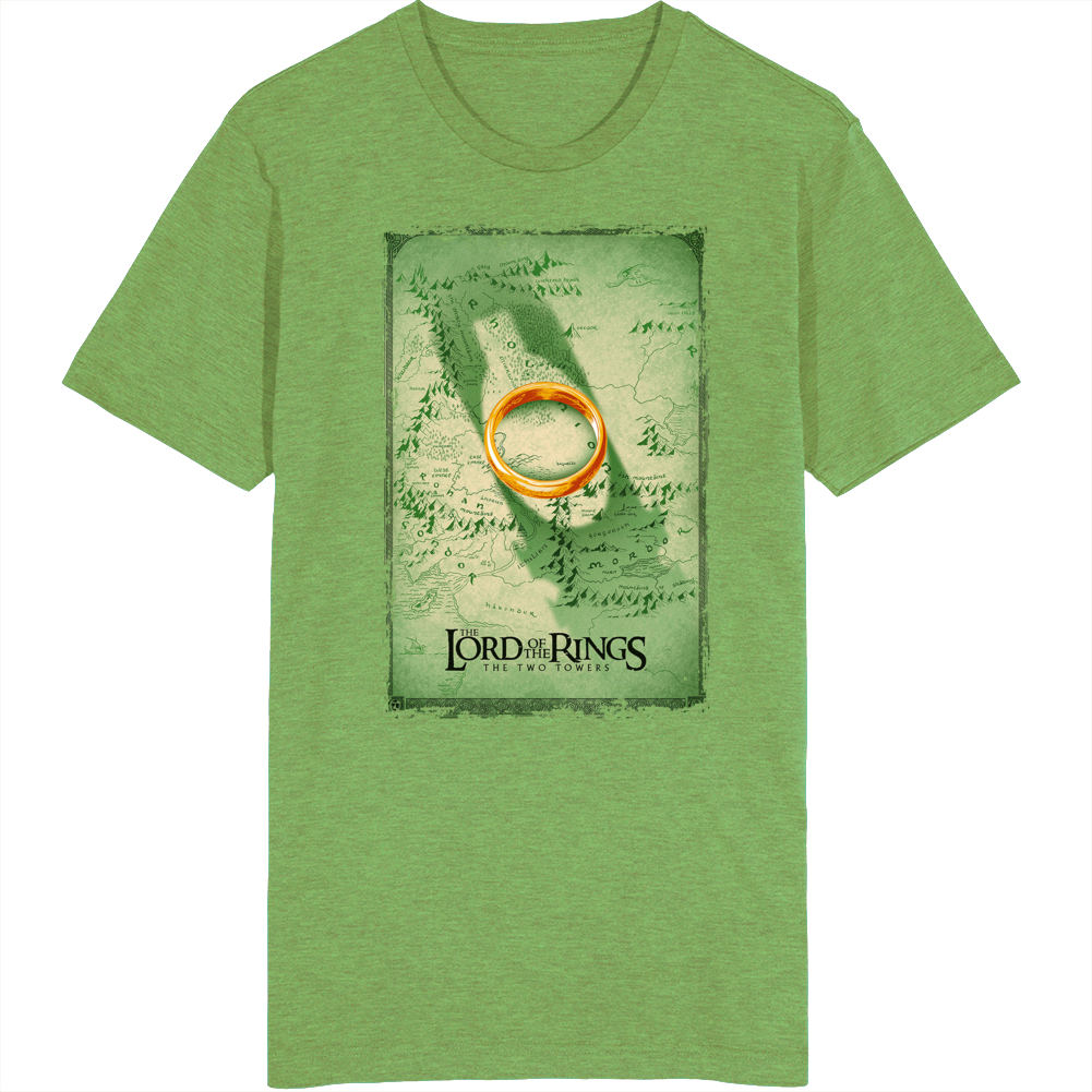 Lord Of The Rings The Two Towers Fantasy Movie T Shirt