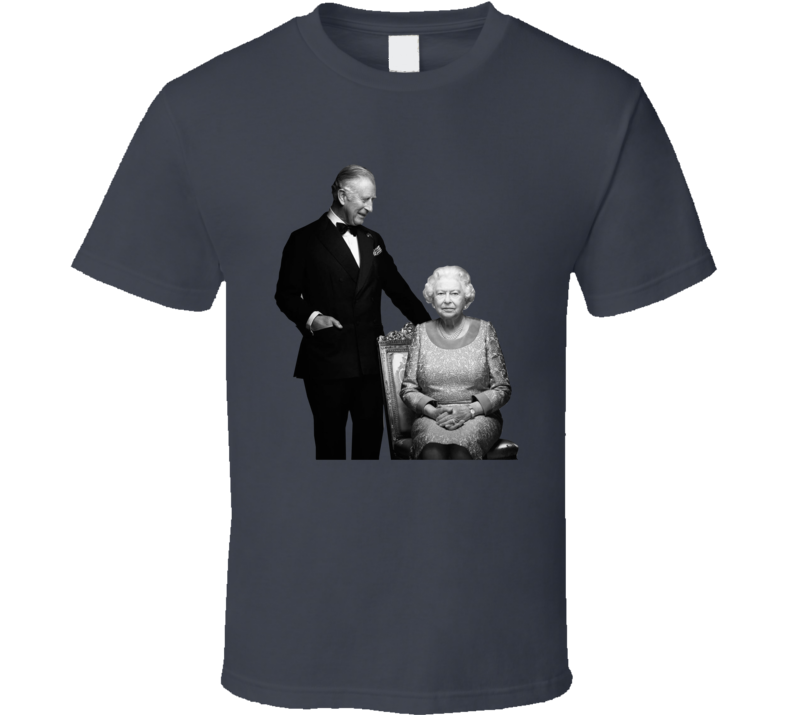 Queen Elizabeth Ii Prince Charles T Shirt